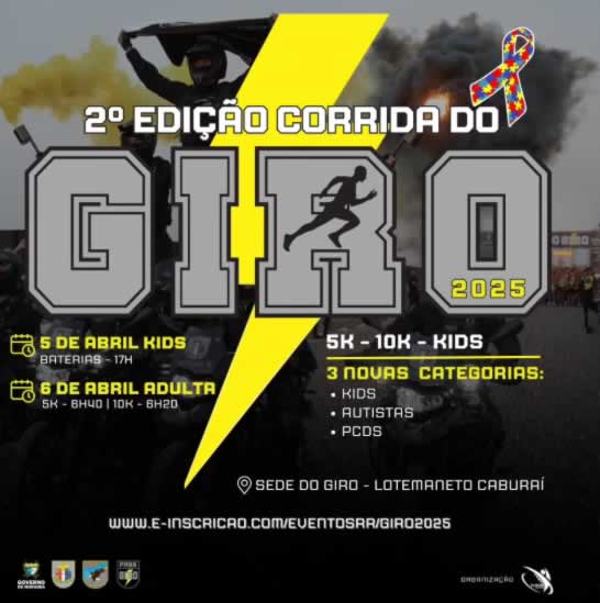 2° EDIÇÃO CORRIDA DO GIRO