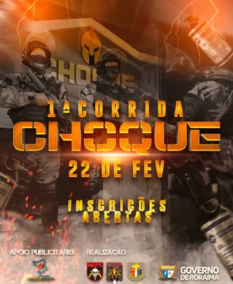 1ª CORRIDA DO CHOQUE 🏃♂️⚡️
